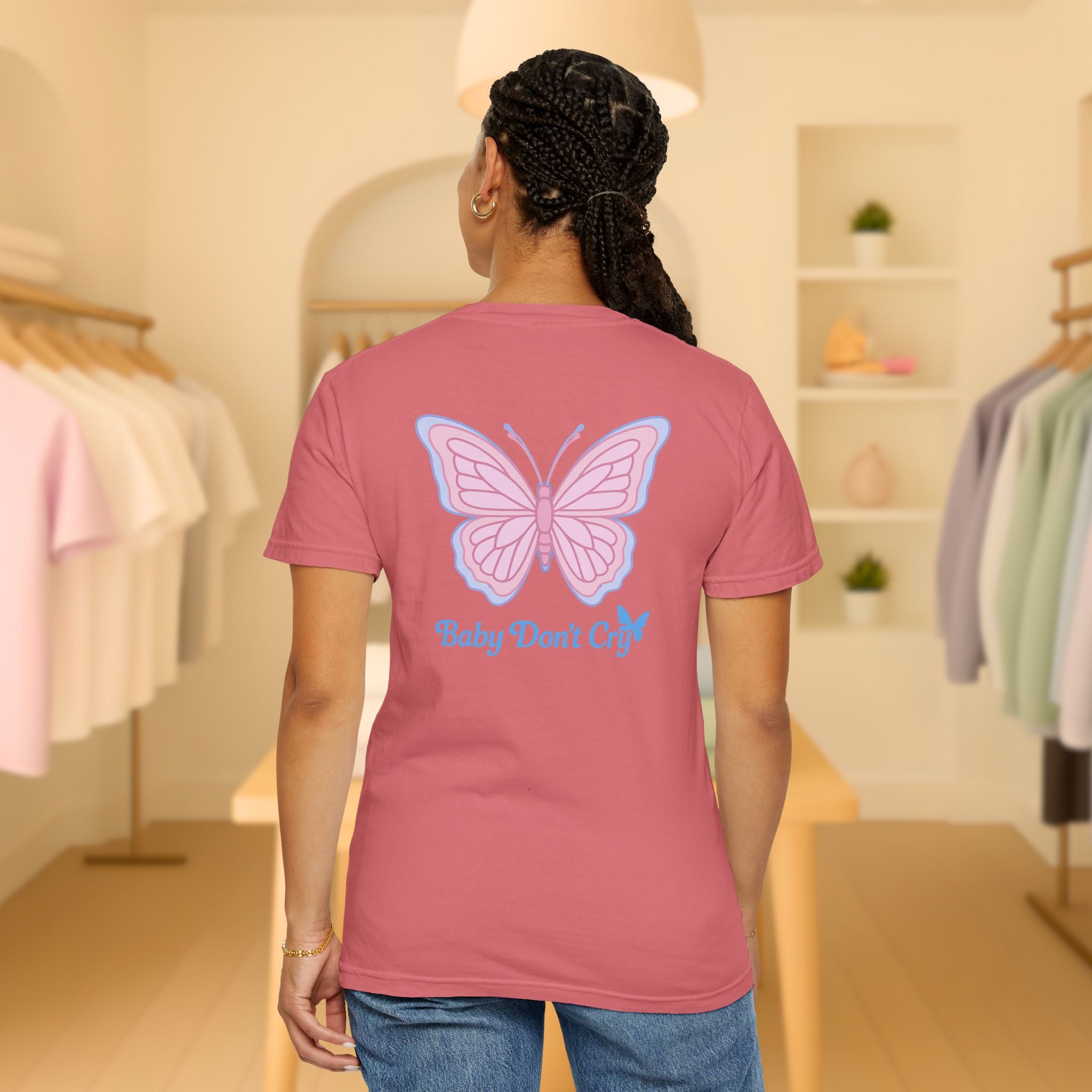 Baby Don’t Cry Butterfly Comfort Colors® Tee
