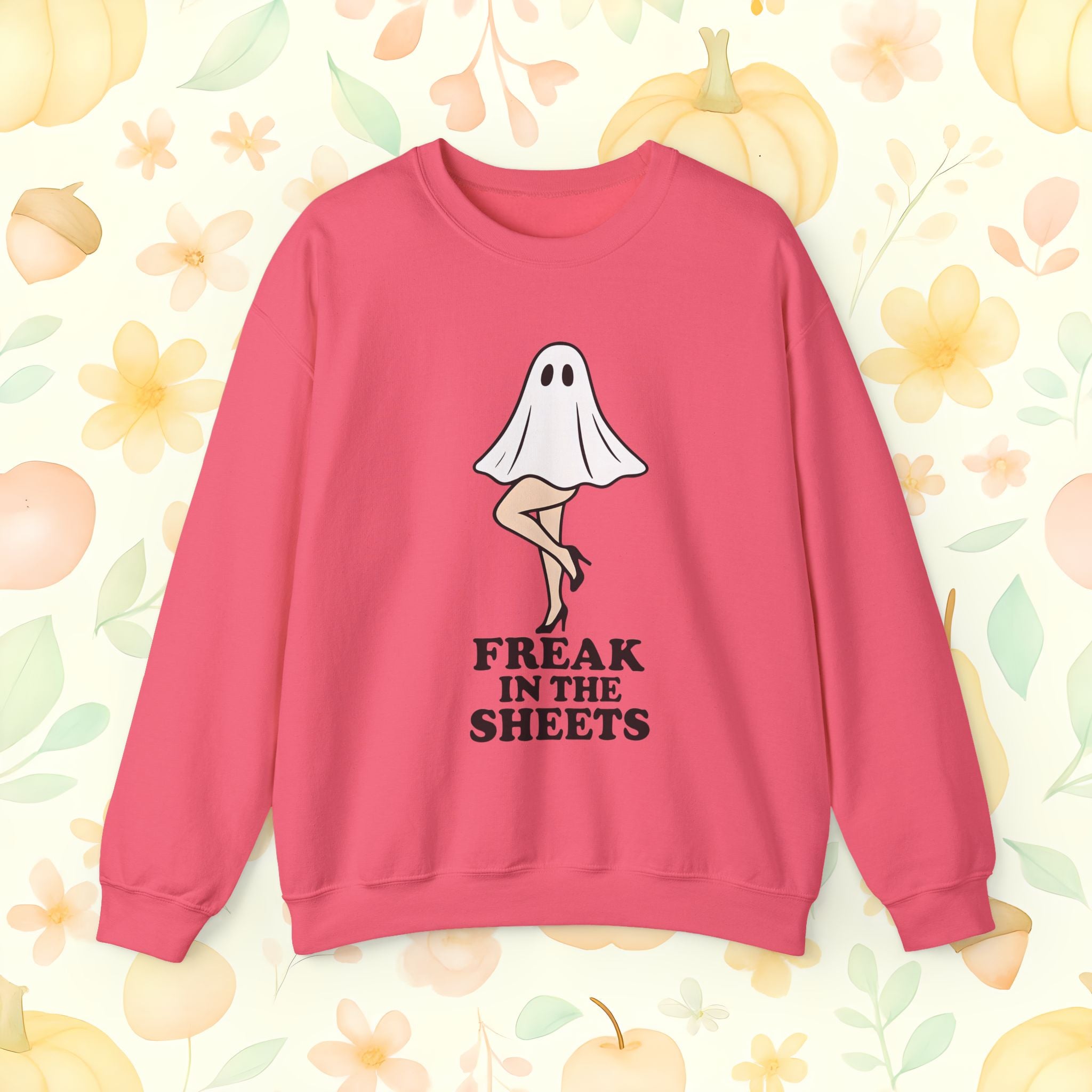 Freak in the Sheets Halloween Crewneck Sweatshirt