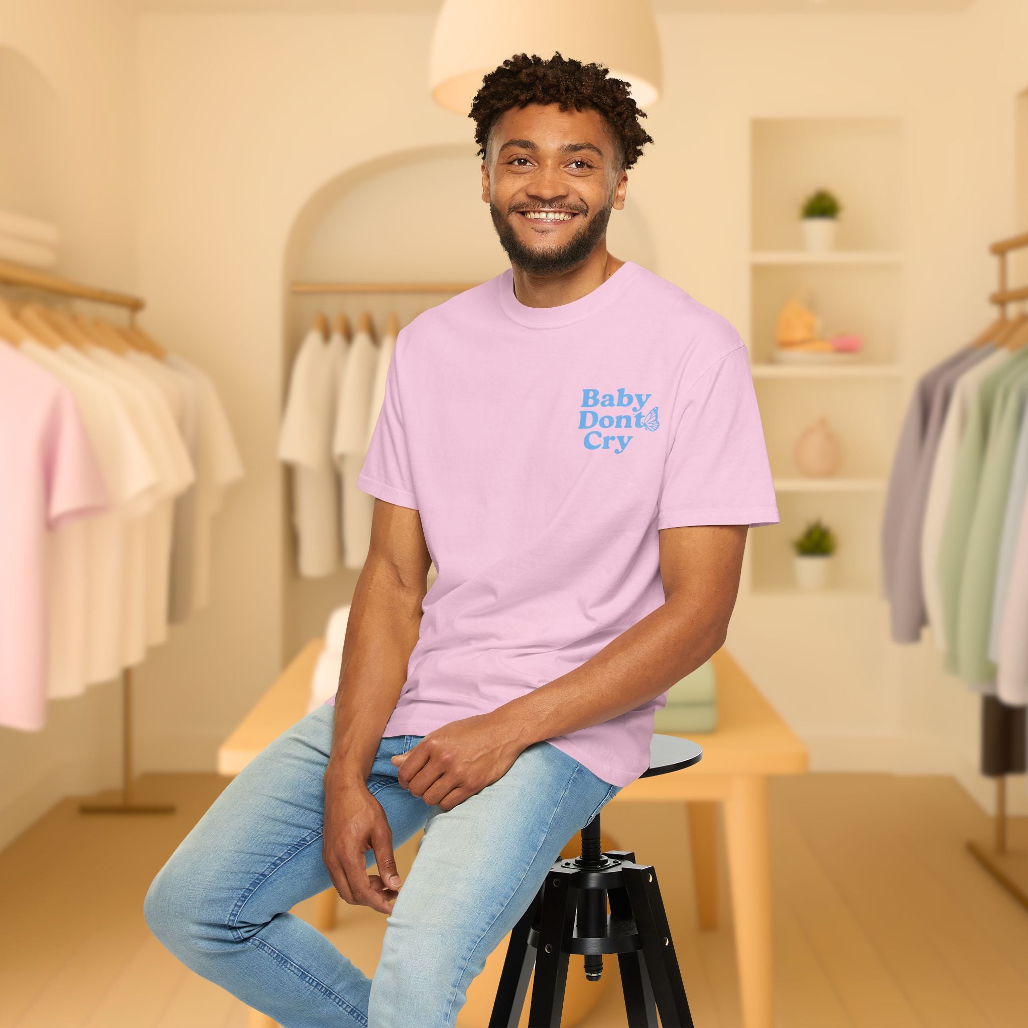 Baby Don’t Cry Butterfly Comfort Colors® Tee