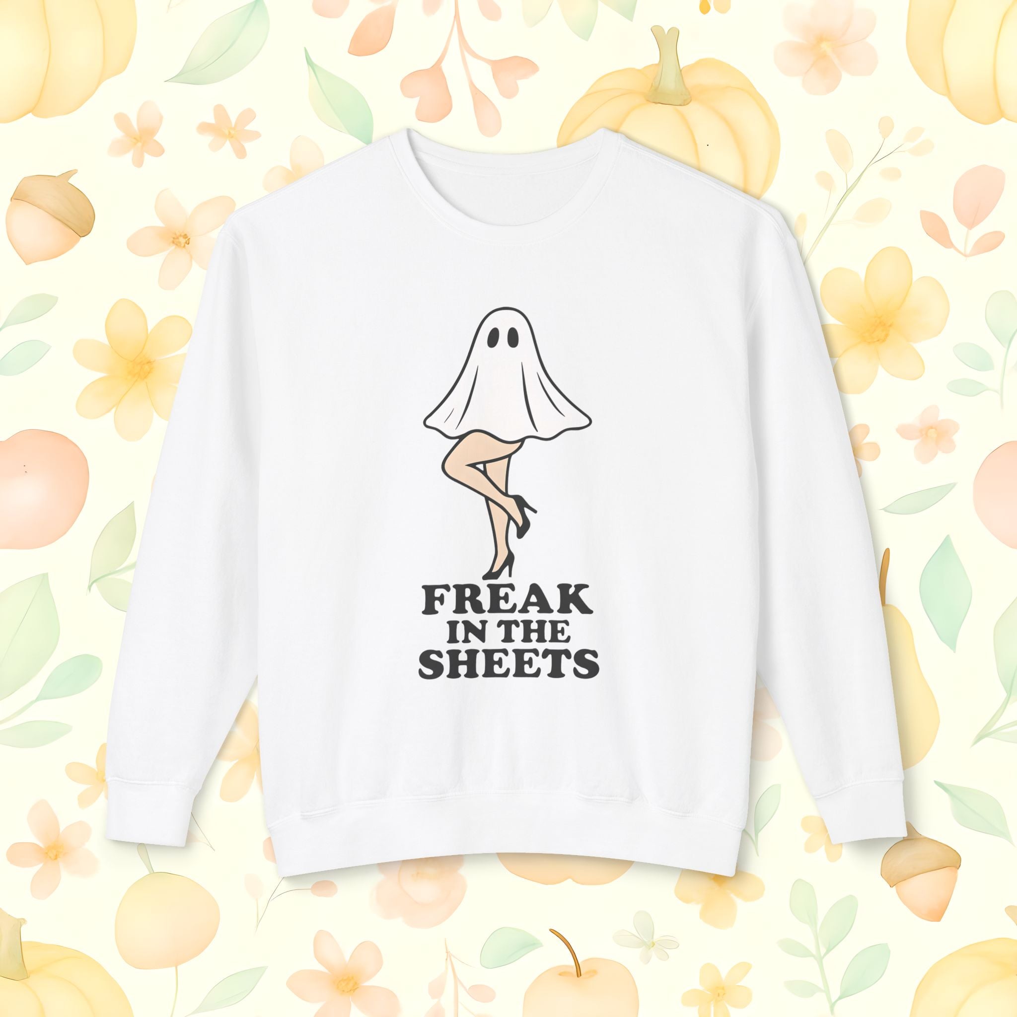 Comfort Colors Freak in the Sheets Halloween Crewneck Sweatshirt