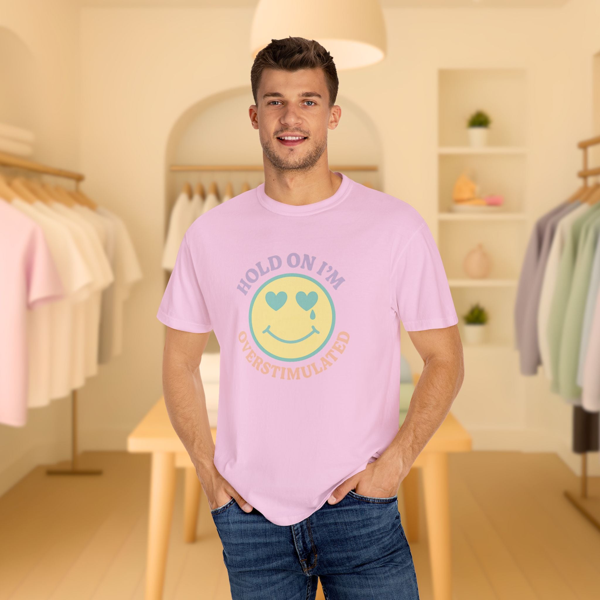 Pastel Overstimulated Tee
