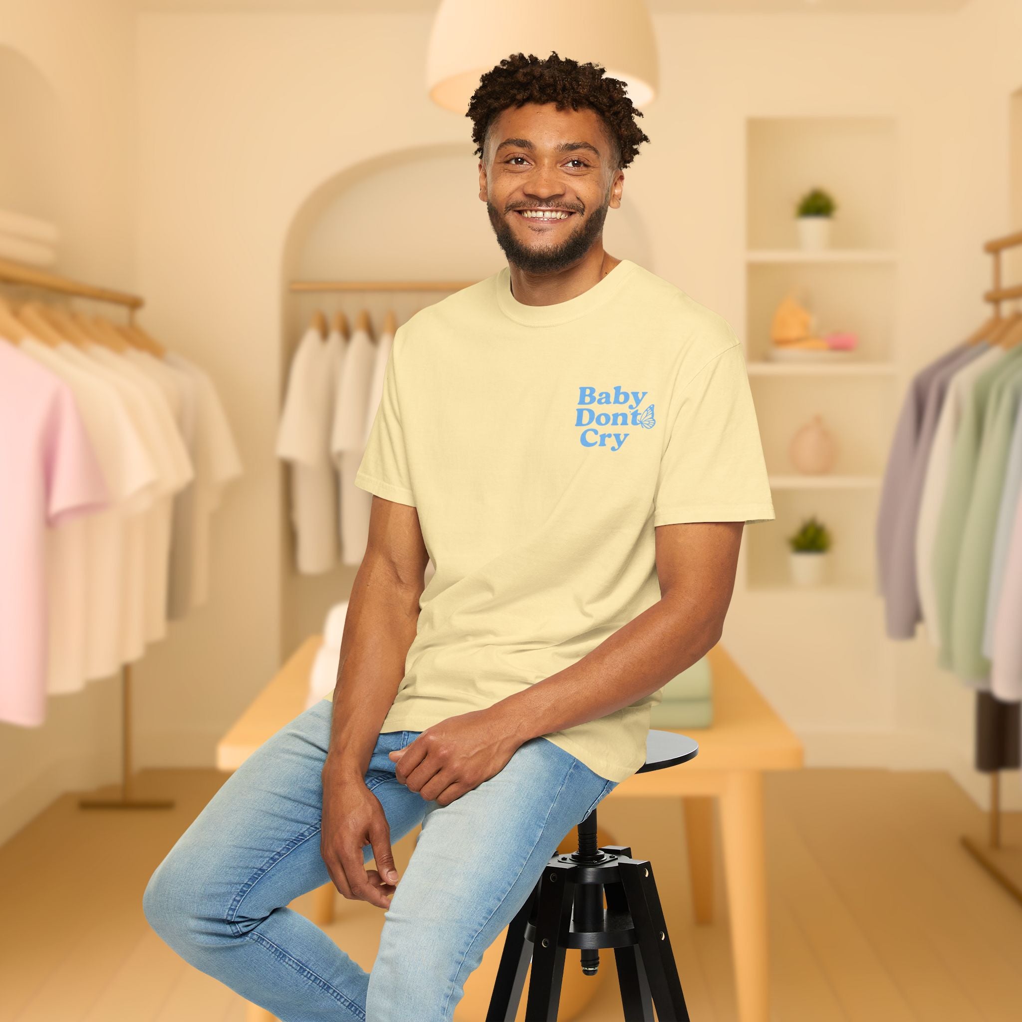 Baby Don’t Cry Butterfly Comfort Colors® Tee