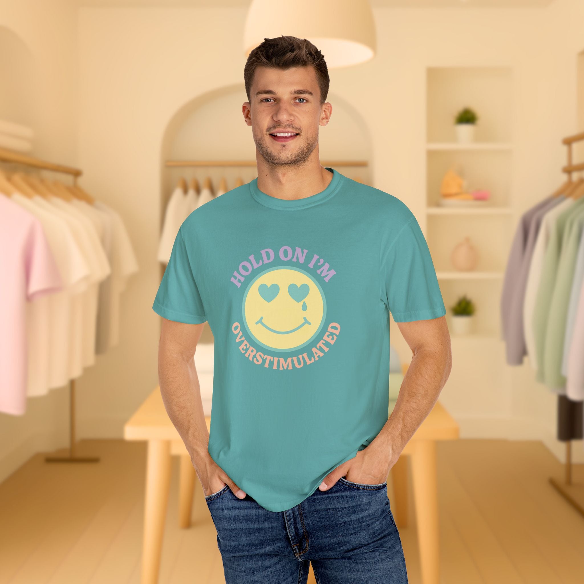 Pastel Overstimulated Tee