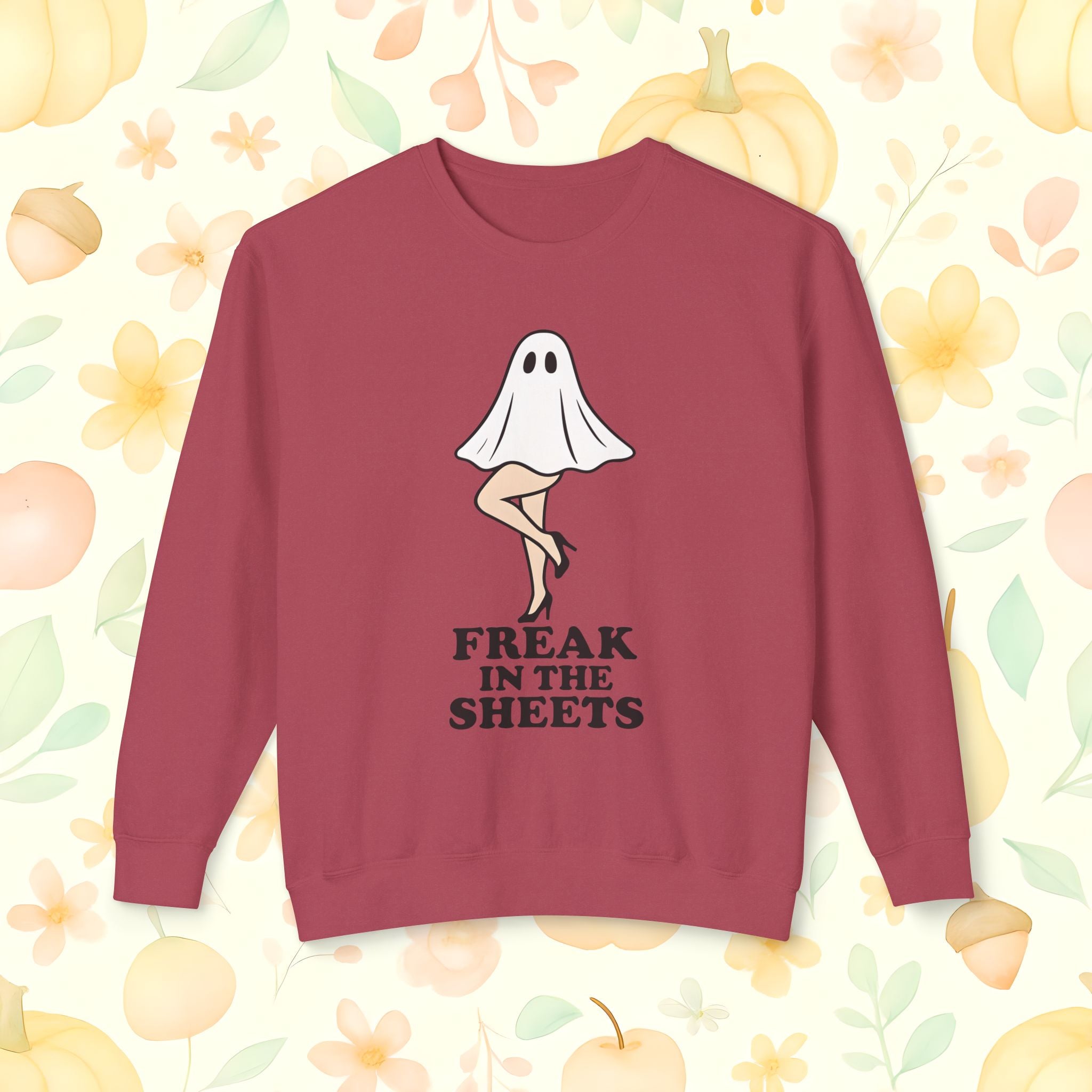 Comfort Colors Freak in the Sheets Halloween Crewneck Sweatshirt