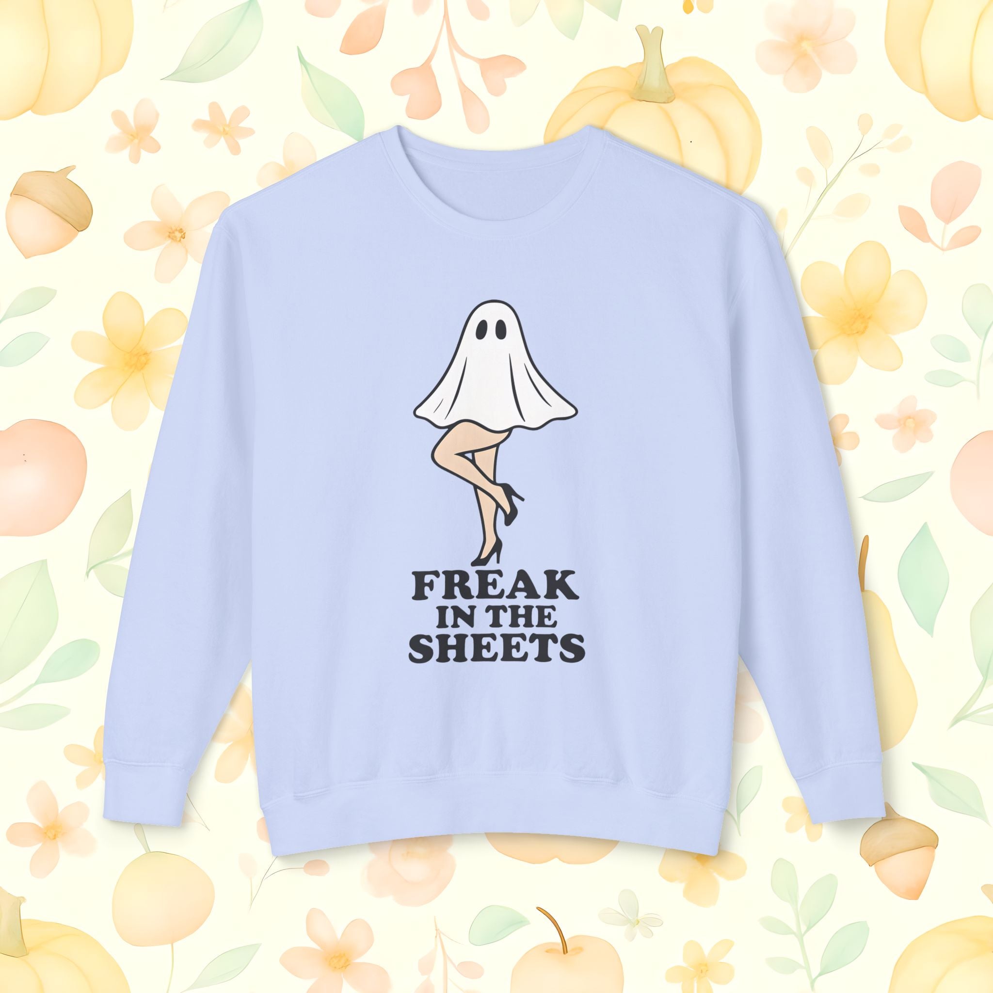 Comfort Colors Freak in the Sheets Halloween Crewneck Sweatshirt