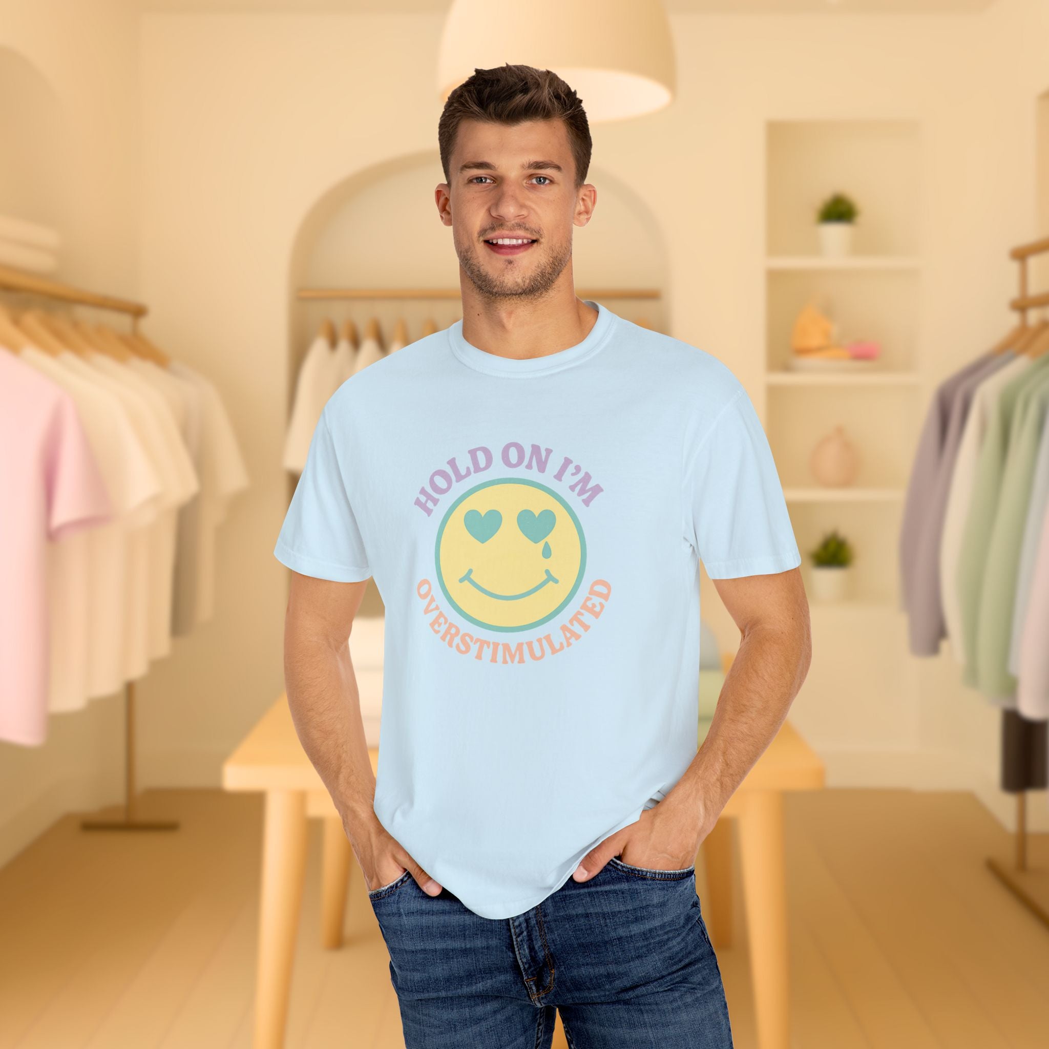 Pastel Overstimulated Tee