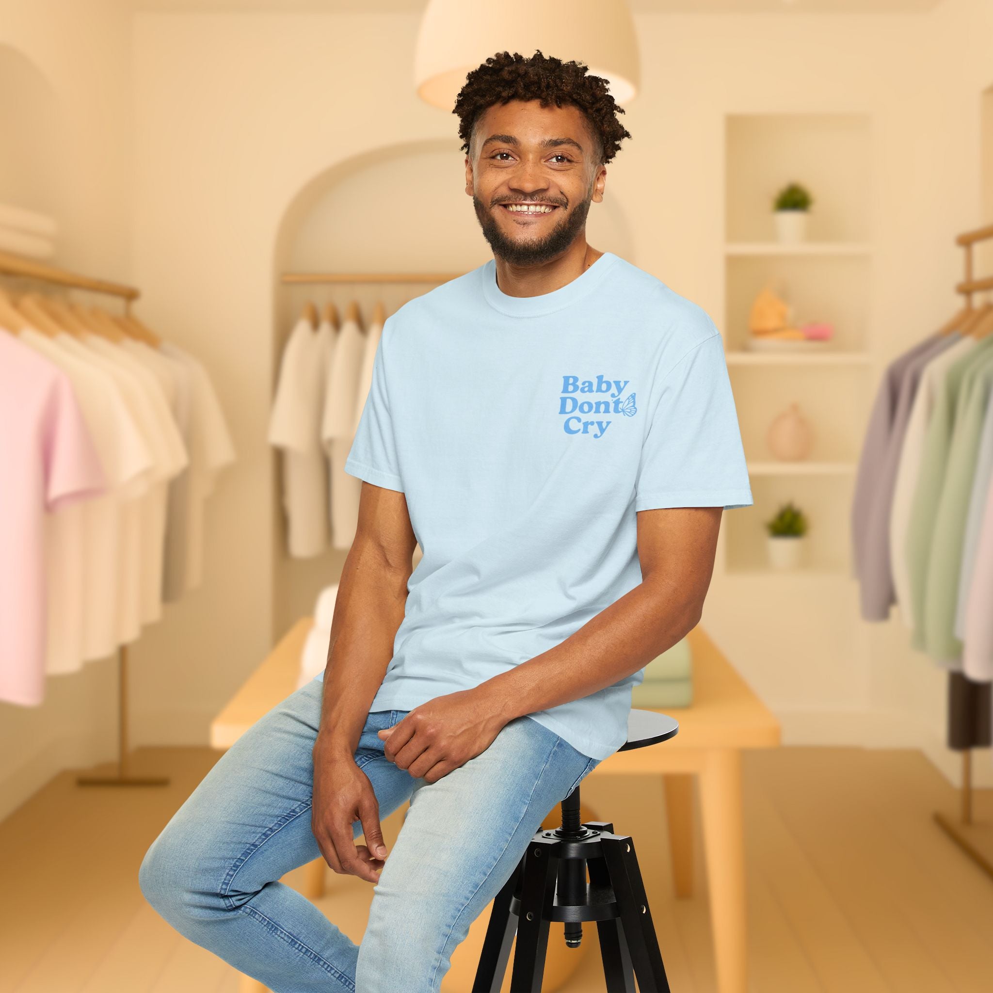 Baby Don’t Cry Butterfly Comfort Colors® Tee
