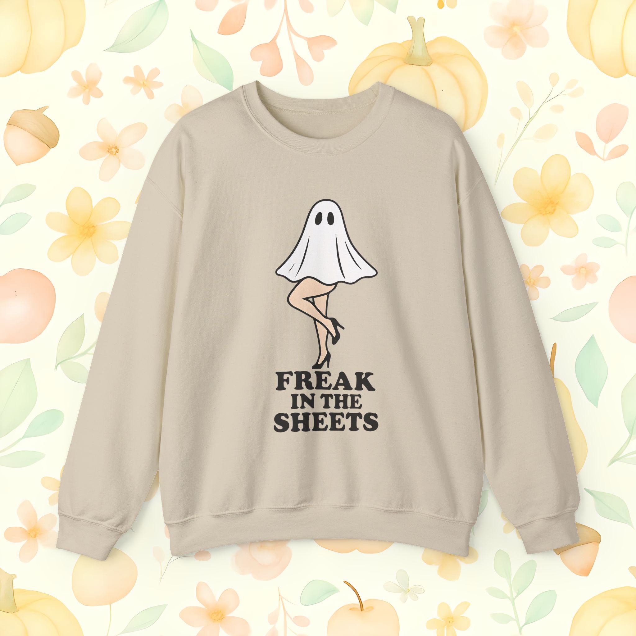 Freak in the Sheets Halloween Crewneck Sweatshirt