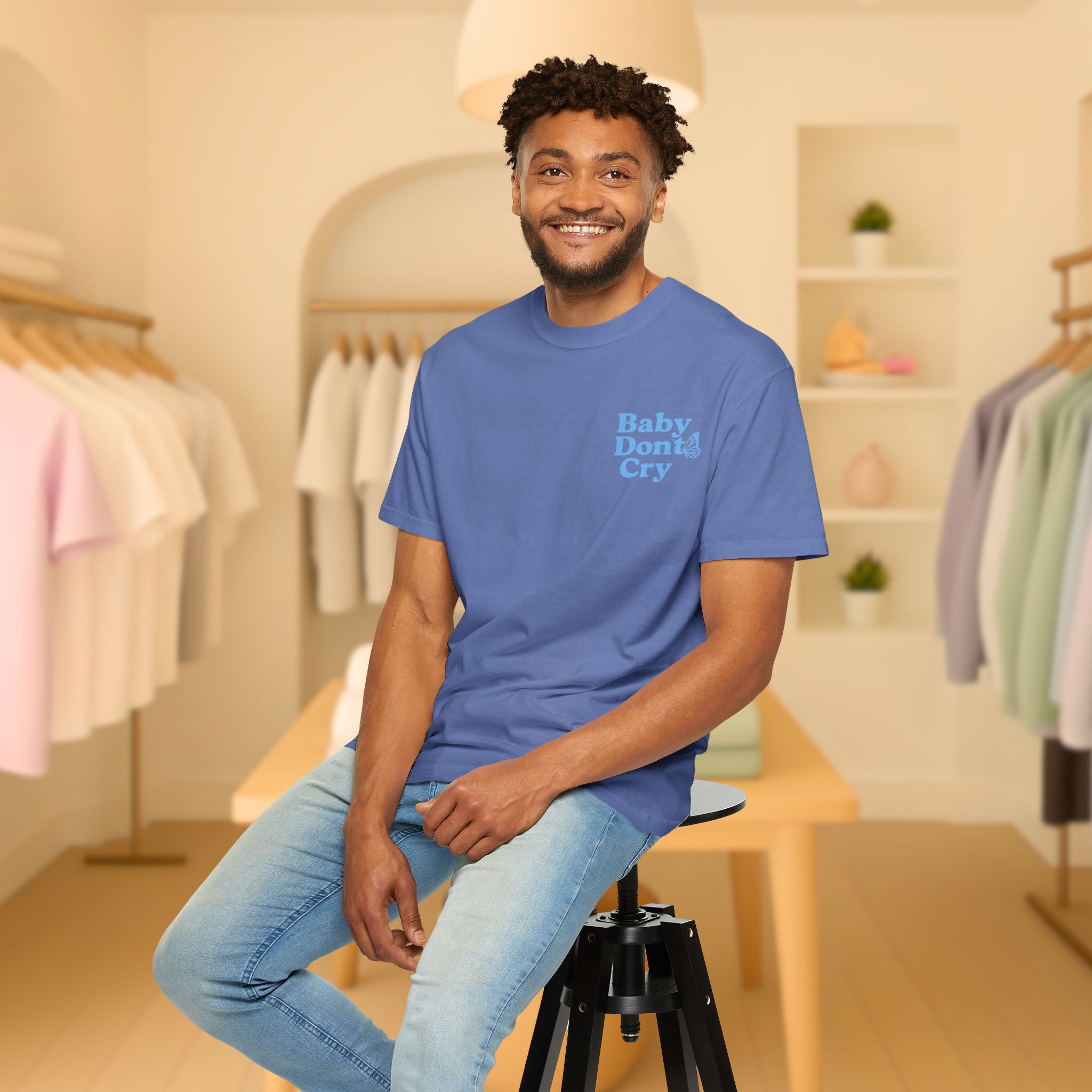 Baby Don’t Cry Butterfly Comfort Colors® Tee