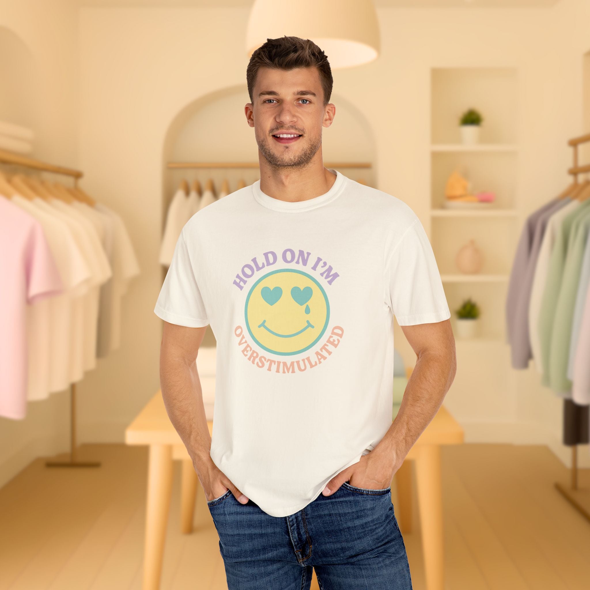 Pastel Overstimulated Tee
