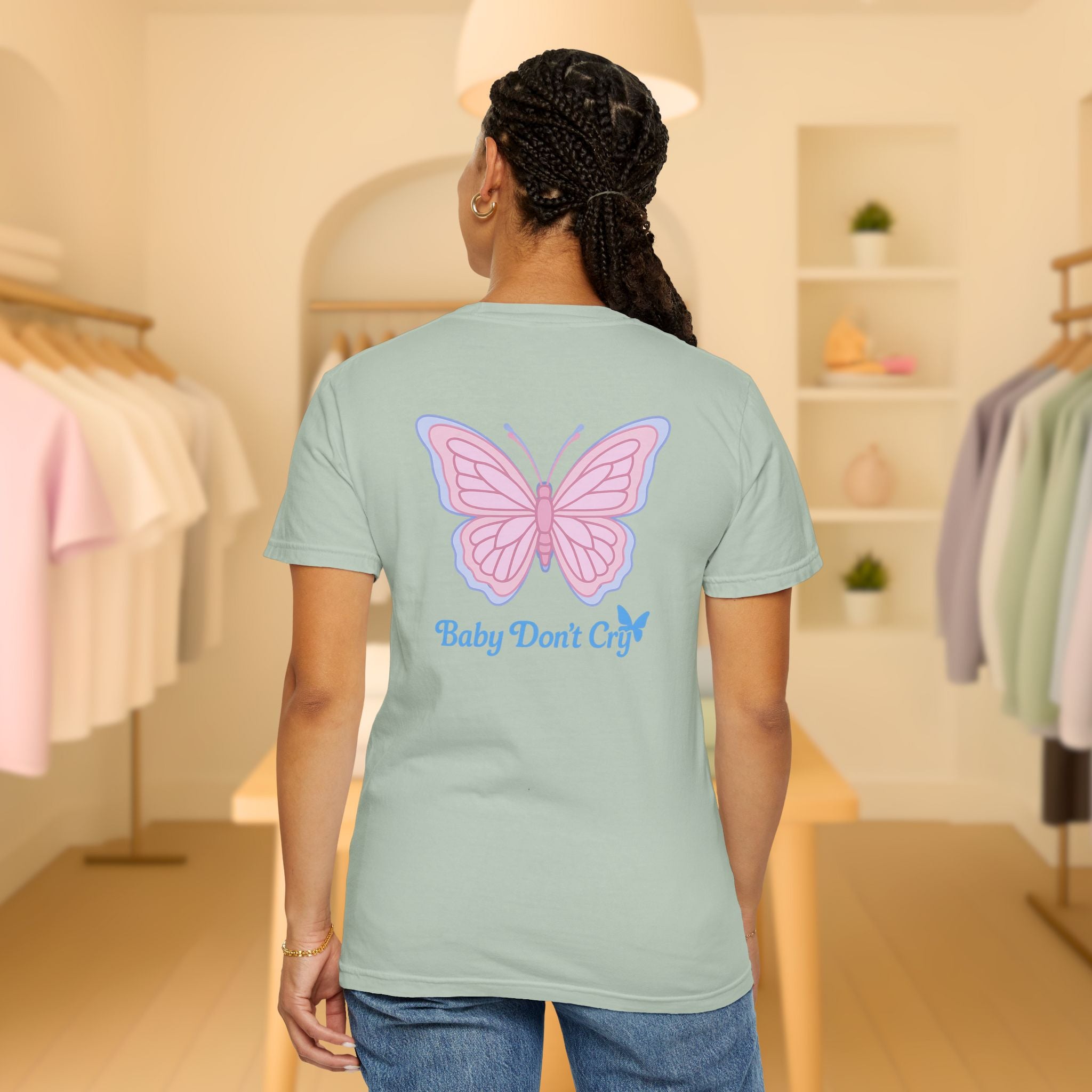 Baby Don’t Cry Butterfly Comfort Colors® Tee