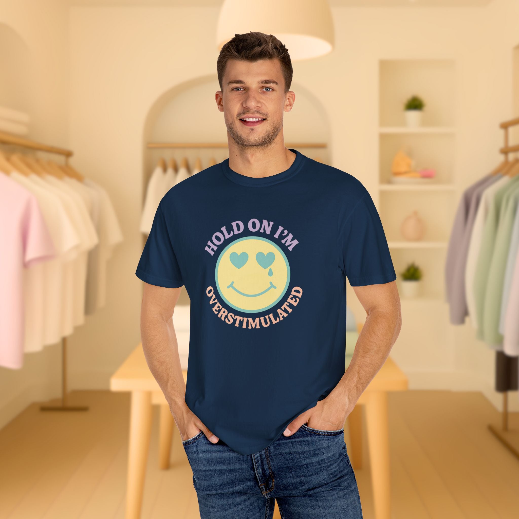 Pastel Overstimulated Tee