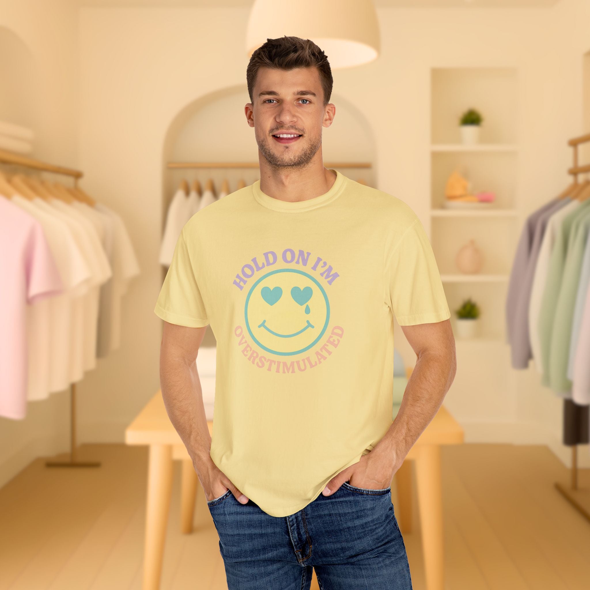 Pastel Overstimulated Tee