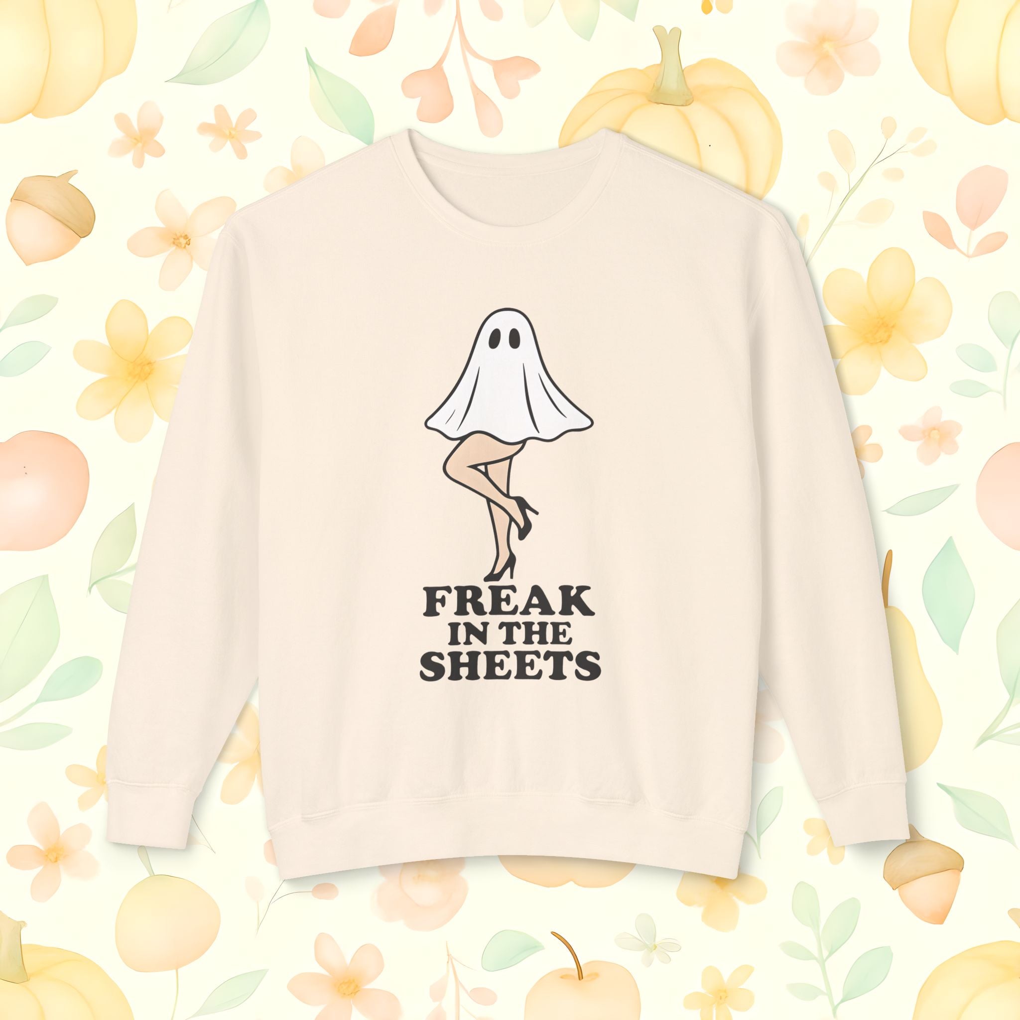 Comfort Colors Freak in the Sheets Halloween Crewneck Sweatshirt