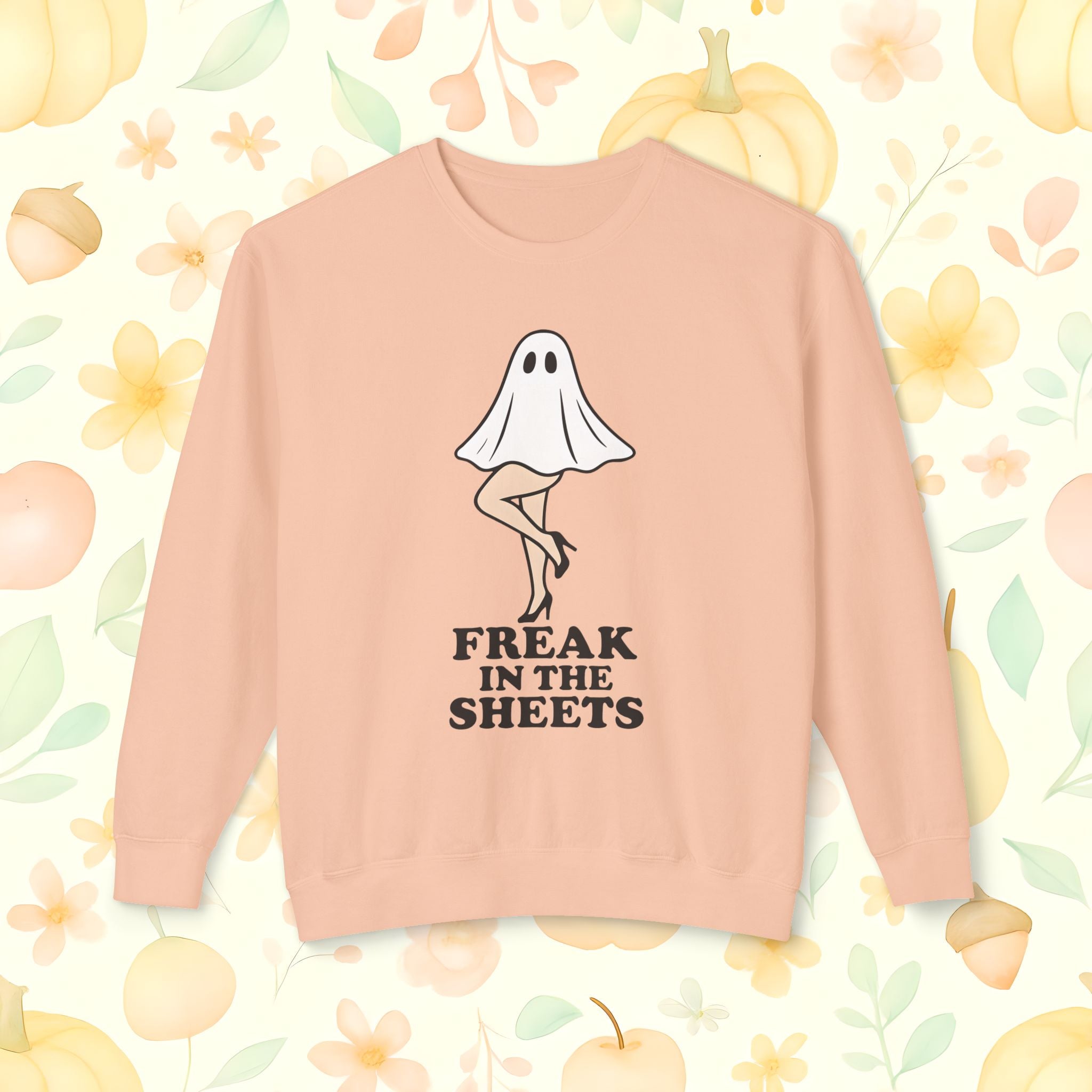 Comfort Colors Freak in the Sheets Halloween Crewneck Sweatshirt