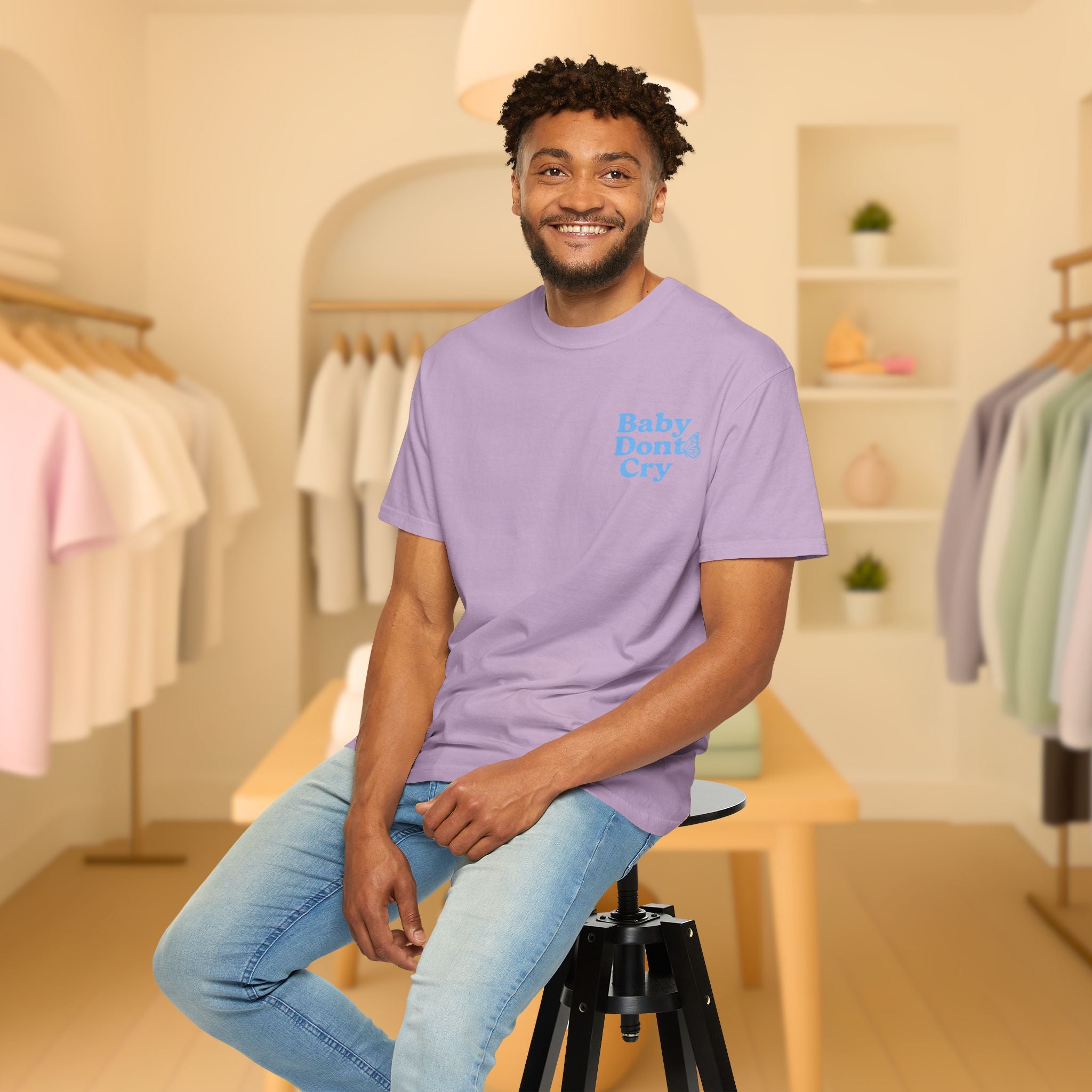 Baby Don’t Cry Butterfly Comfort Colors® Tee