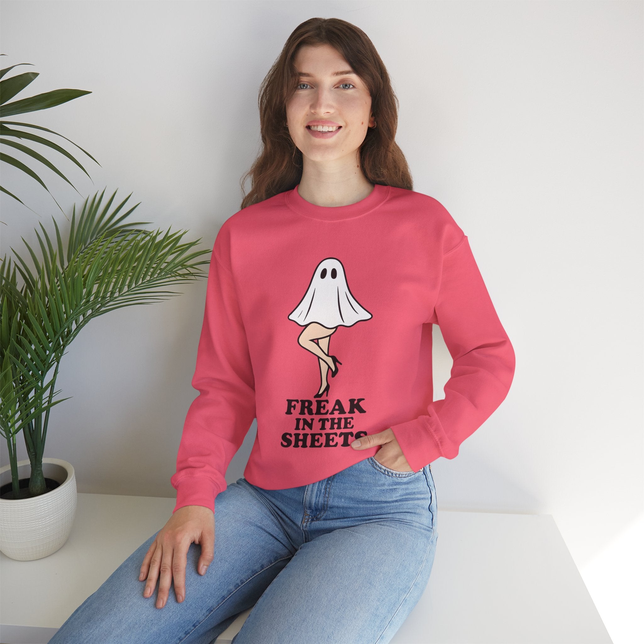 Freak in the Sheets Halloween Crewneck Sweatshirt