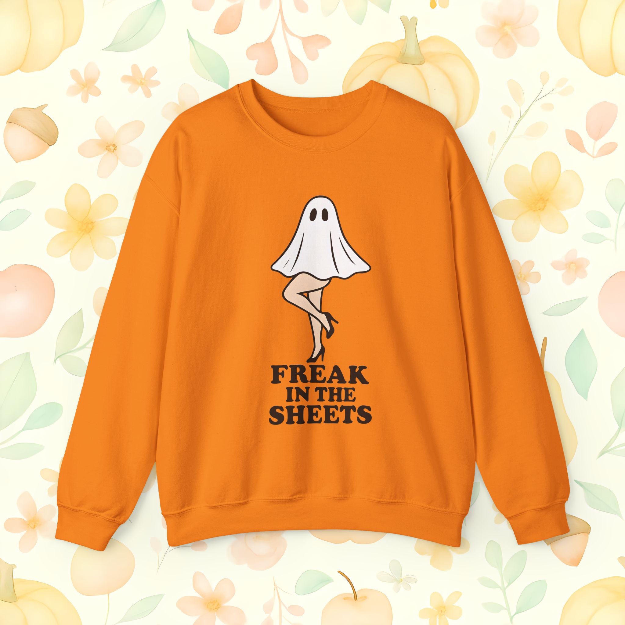 Freak in the Sheets Halloween Crewneck Sweatshirt