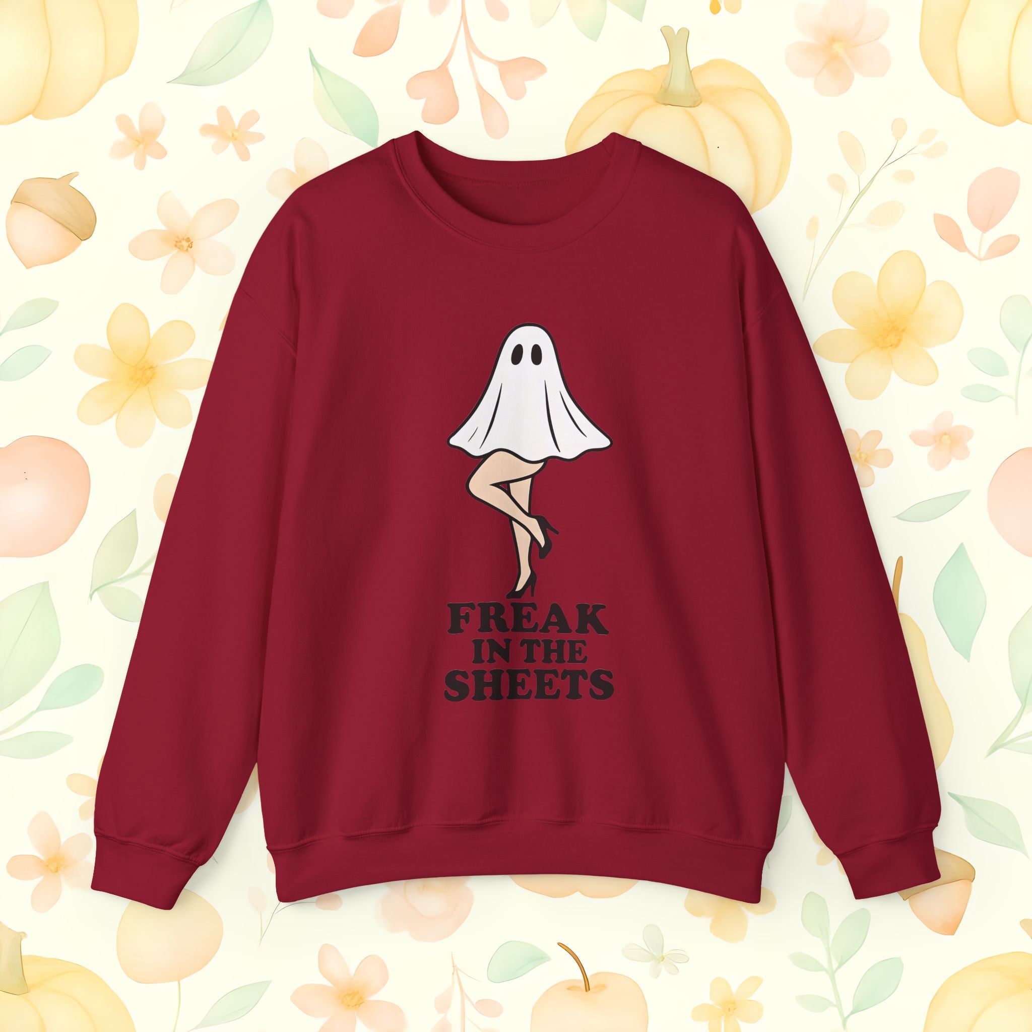 Freak in the Sheets Halloween Crewneck Sweatshirt