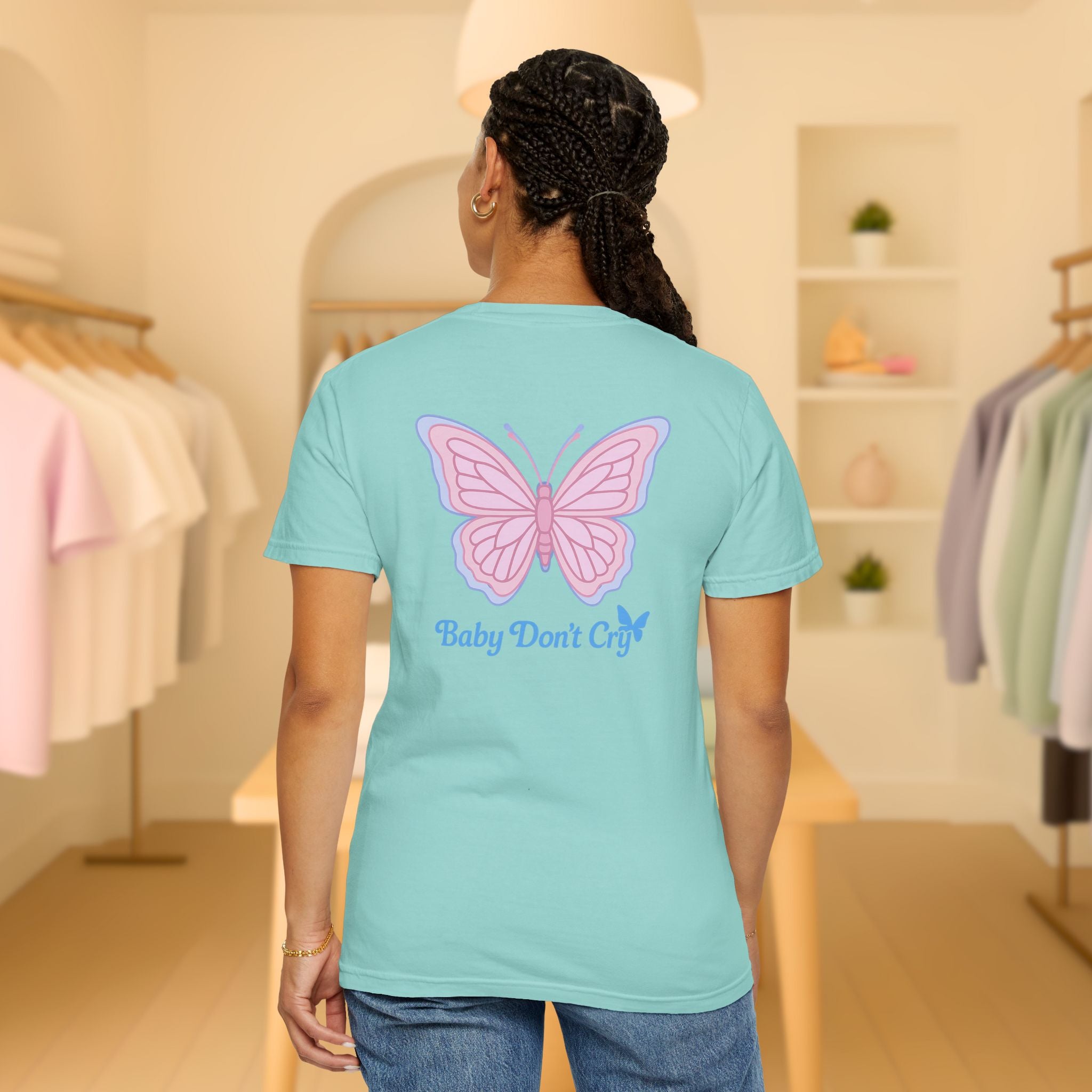 Baby Don’t Cry Butterfly Comfort Colors® Tee