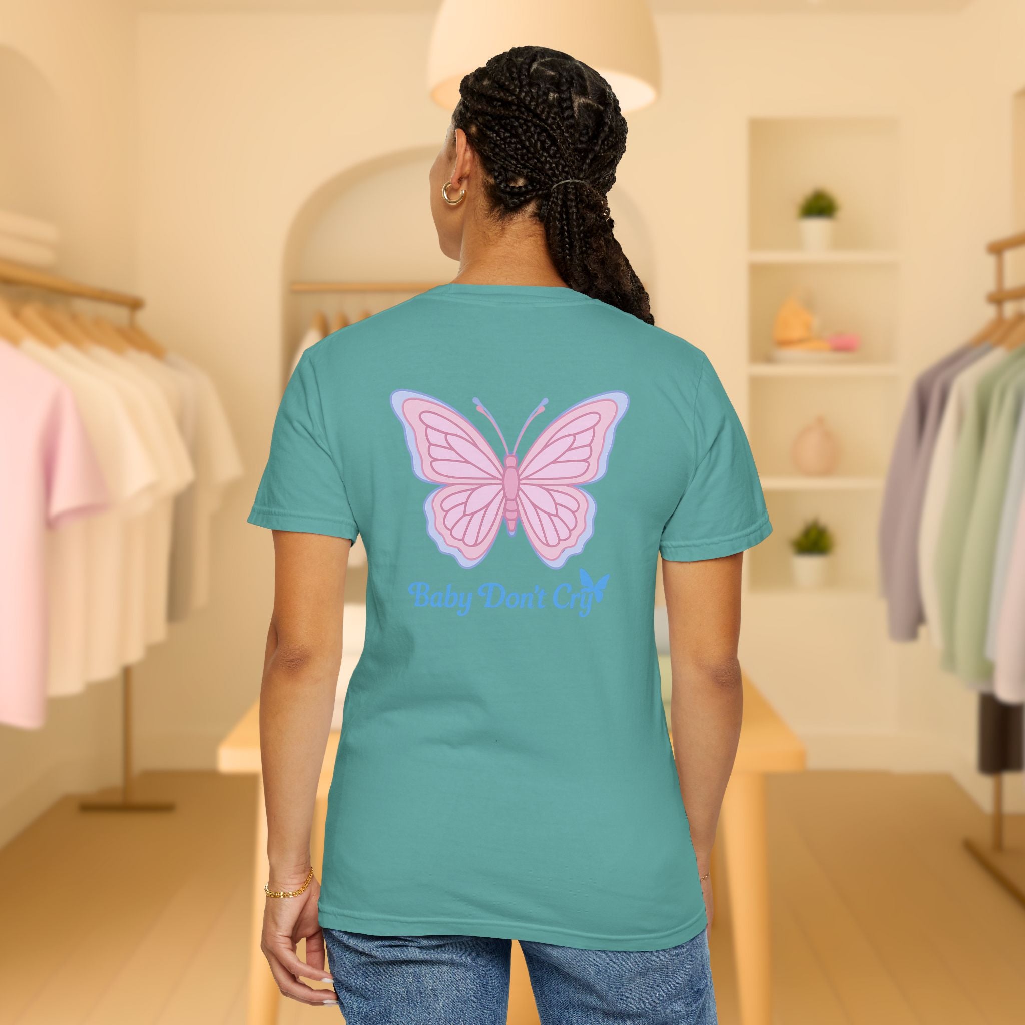 Baby Don’t Cry Butterfly Comfort Colors® Tee