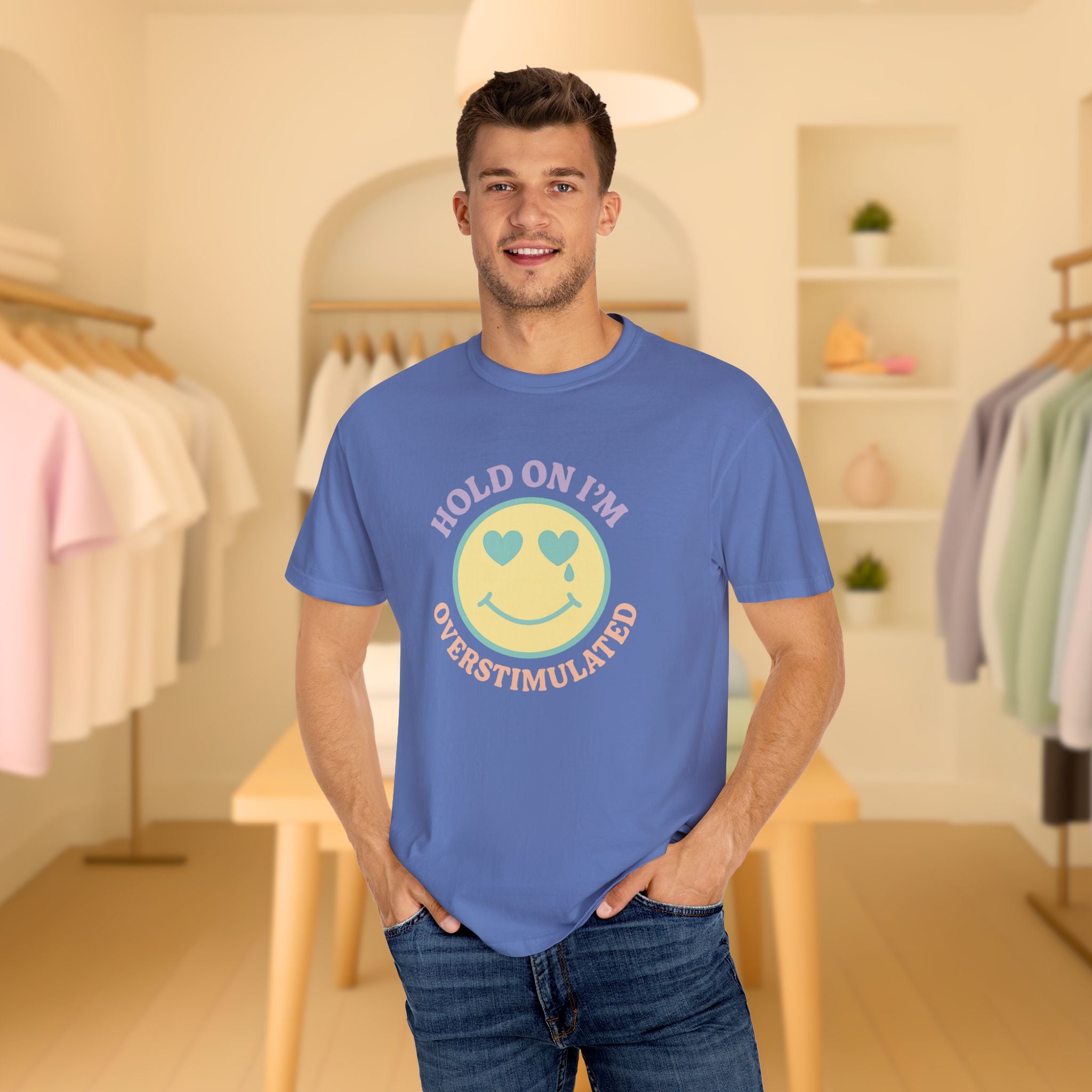 Pastel Overstimulated Tee
