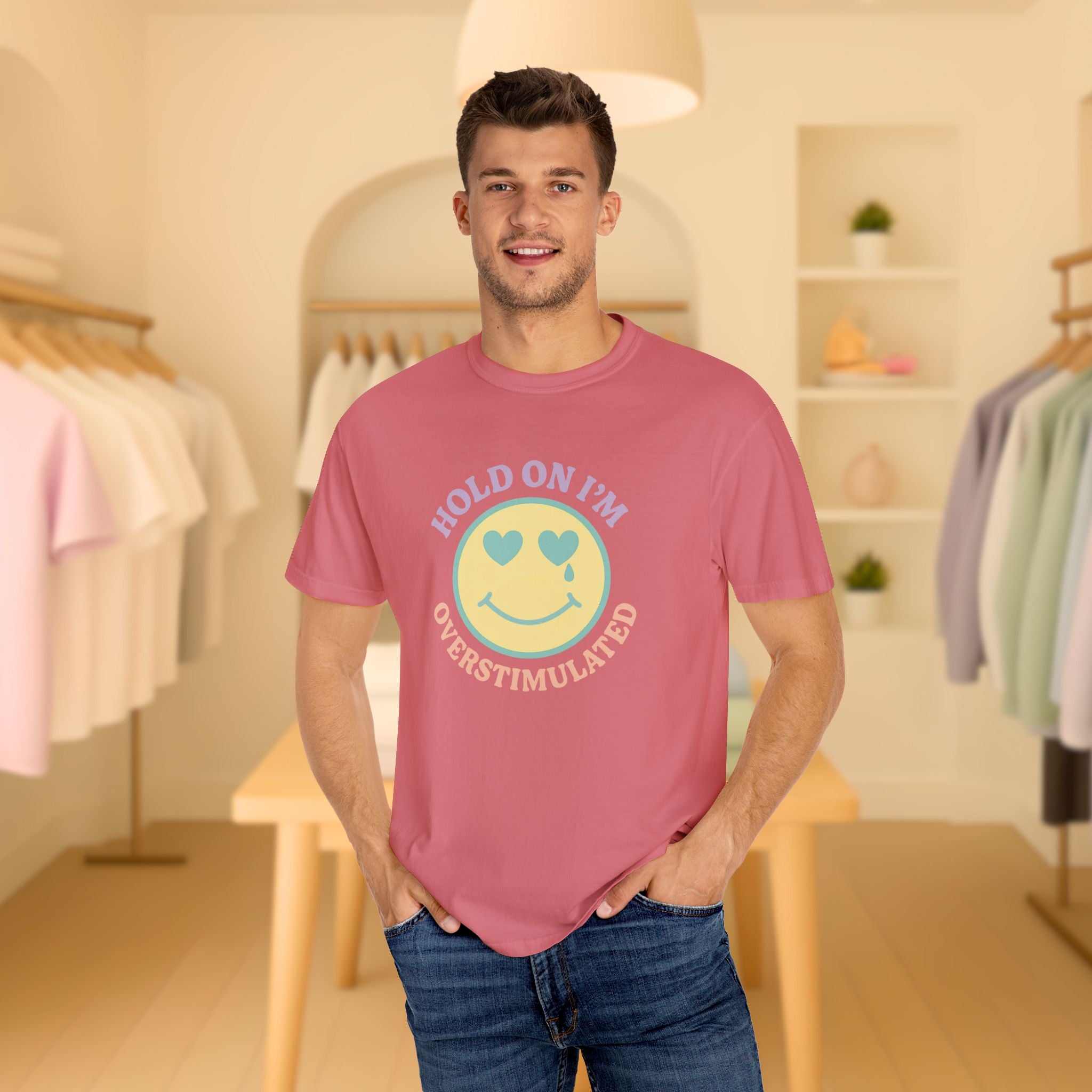 Pastel Overstimulated Tee